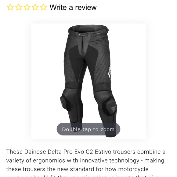 Dainese 2 piece leather suit with minimal use - Picture 15 of 16